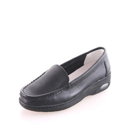 内联升女鞋牛皮简约气垫舒适女式职业鞋（气垫黑色）1340C
