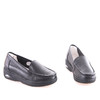 内联升女鞋牛皮简约气垫舒适女式职业鞋（气垫黑色）1340C 商品缩略图3