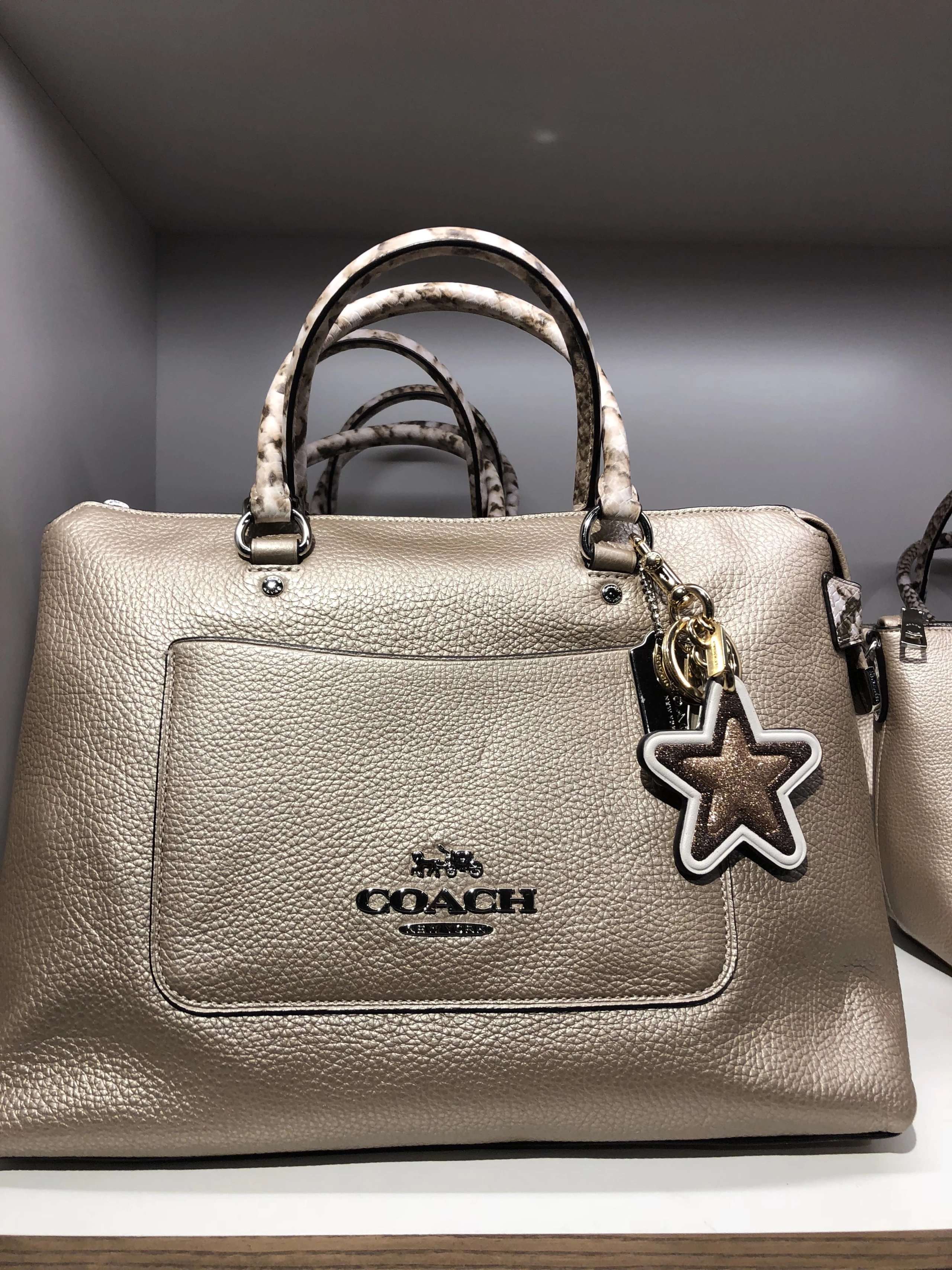 coach蔻驰 最新款大号玲珑包子包