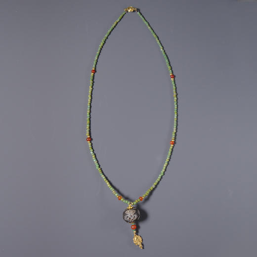 西亚高古琉璃珠锁骨链 商品图0