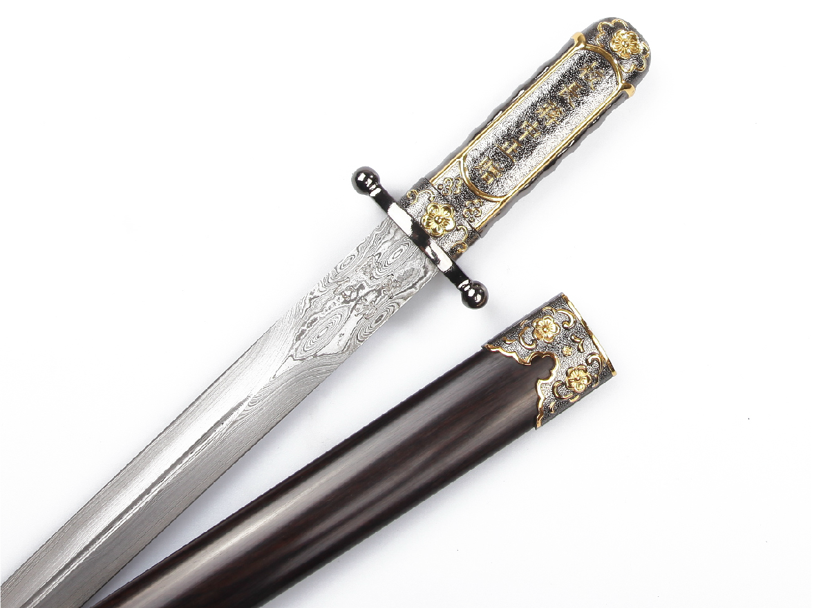 黑檀木中正剑 未开刃