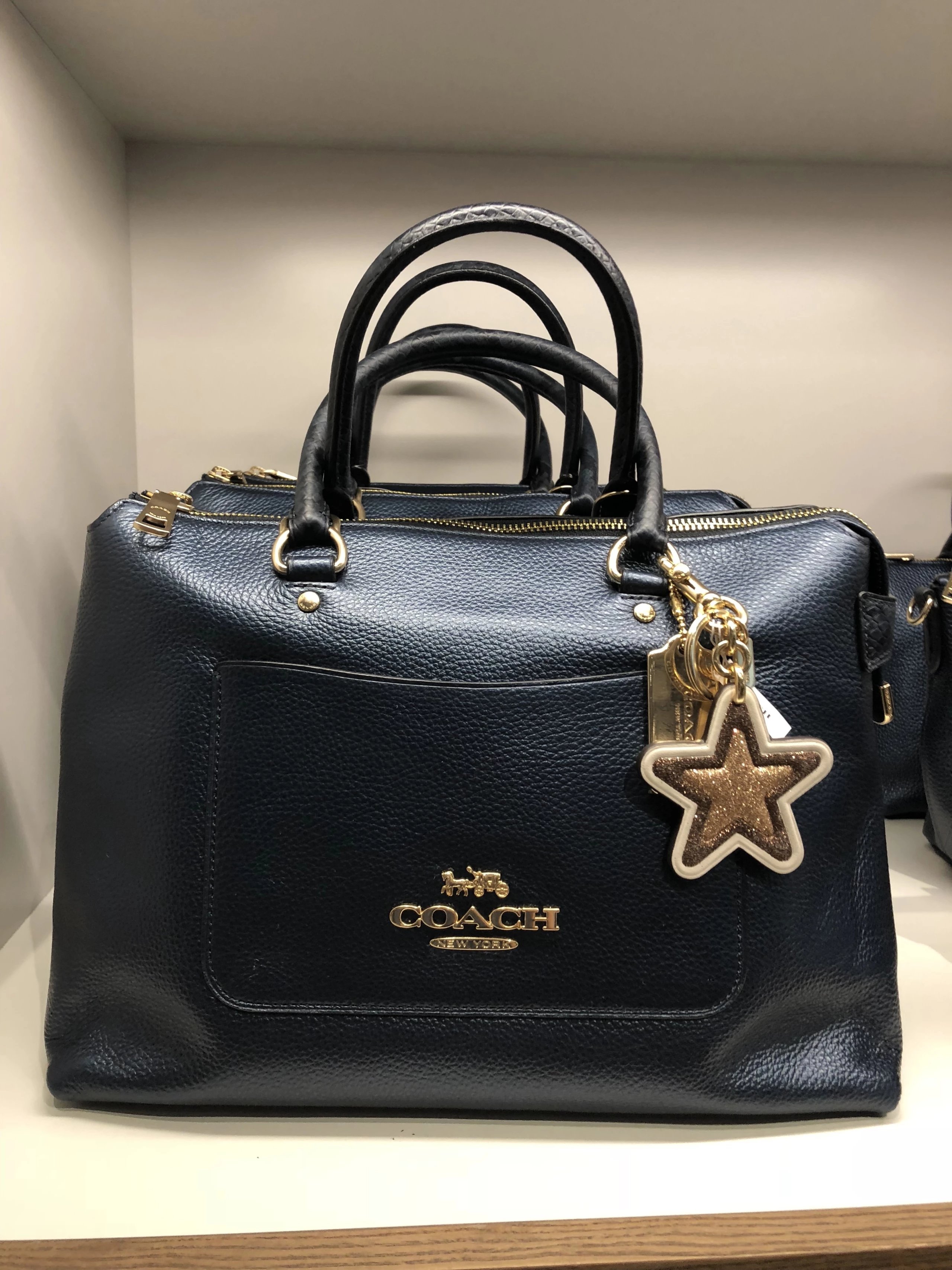 coach蔻驰 最新款大号玲珑包子包