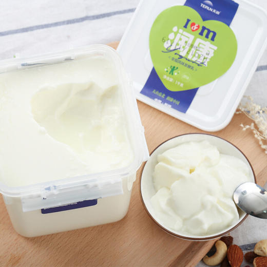 天润全脂发酵原味酸奶1kg桶装