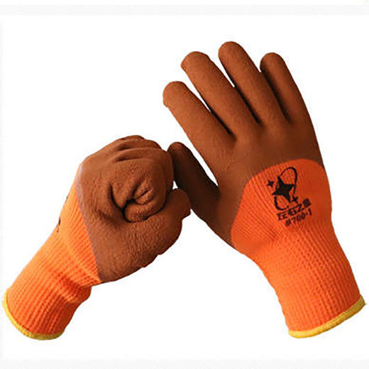 左右之星毛圈发泡咖啡色手套480付件特惠