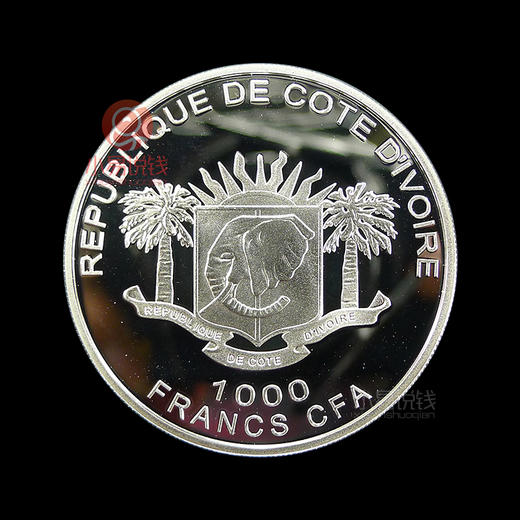希望之洲 科特迪瓦彩色银币