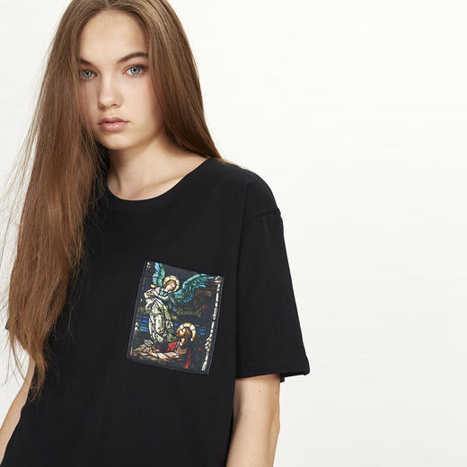 MRJ黄金秘密 重磅精梳相片印花口袋T恤（黄金十字系列） 商品图4