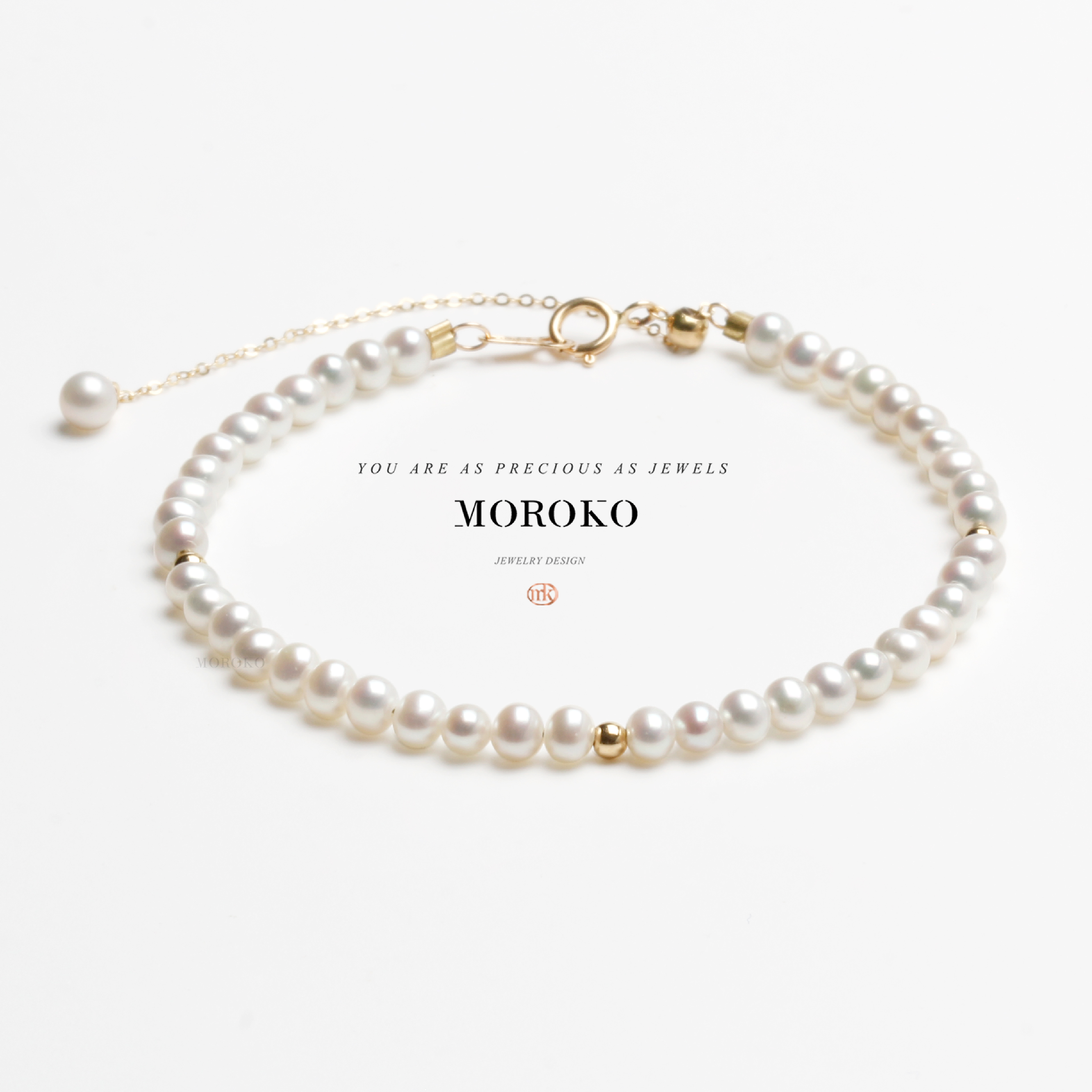 MOROKO×mini淡水珍珠丨净月「手链」/ Luna