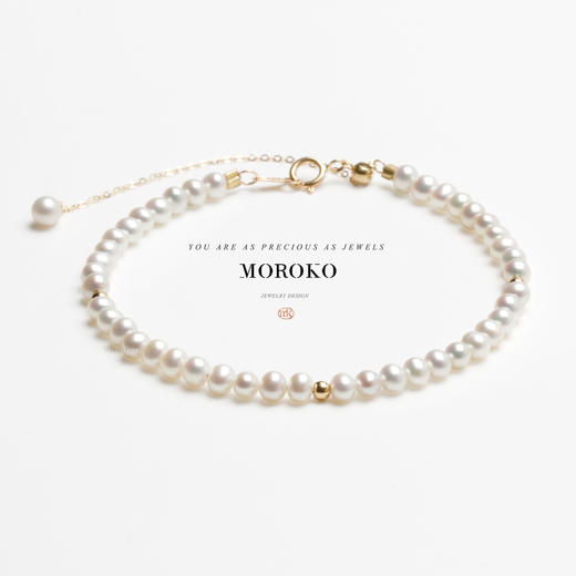 MOROKO×mini淡水珍珠丨净月「手链」/ Luna 商品图0