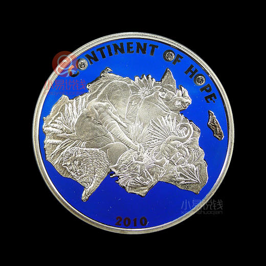 希望之洲 科特迪瓦彩色银币