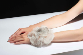 北京仓｜Catherine Osti-Grace- 袖饰 莫兰迪粉灰色［法国设计师］