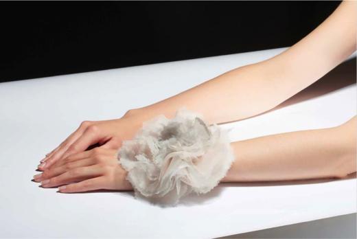 北京仓｜Catherine Osti-Grace- 袖饰 莫兰迪粉灰色［法国设计师］ 商品图0