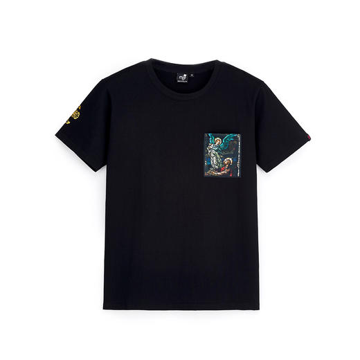 MRJ黄金秘密 重磅精梳相片印花口袋T恤（黄金十字系列） 商品图5