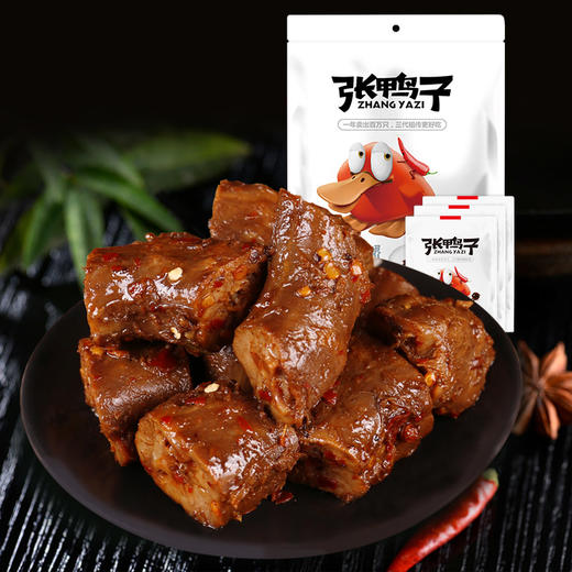 【请买2件】张鸭子麻辣鸭脖156g 商品图0
