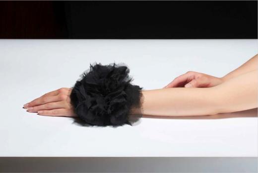 北京仓｜Catherine Osti-Grace- 袖饰  黑色［法国设计师］ 商品图0