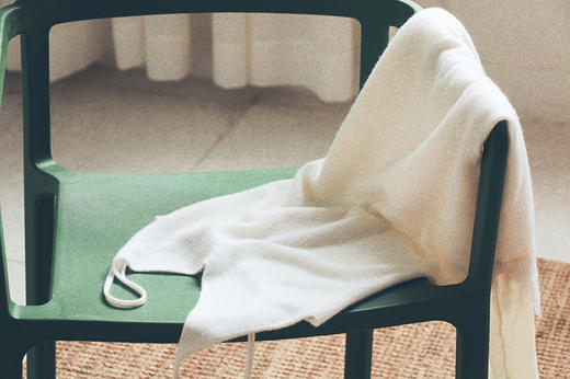 AtelierMissLu / Yvette 奶绵白下摆拼纱羊绒吊带裙 商品图8