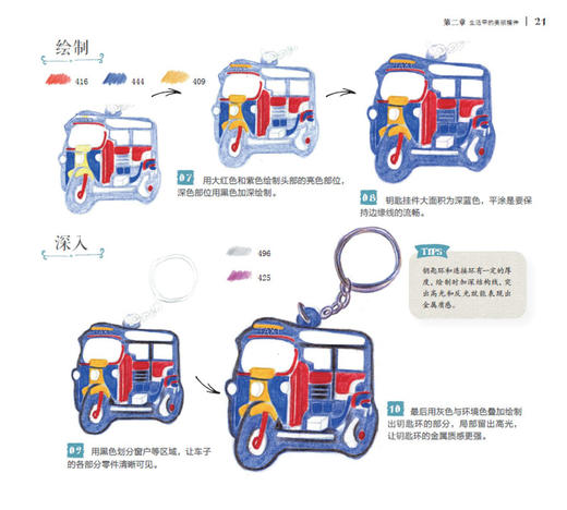 小物绘生活：37种小物与美食色铅笔图绘 商品图4