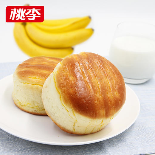 桃李天然酵母香蕉味面包75g袋