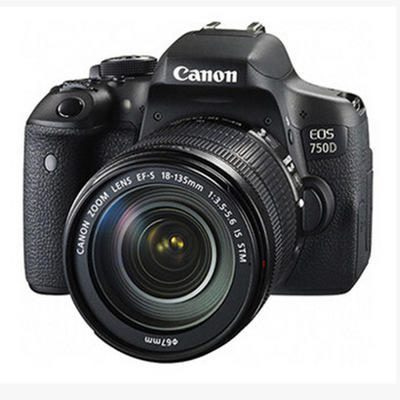 【canon】*Canon/佳能EOS 750D（18-135MM）套机入门级高清数码相机单反相机 商品图0