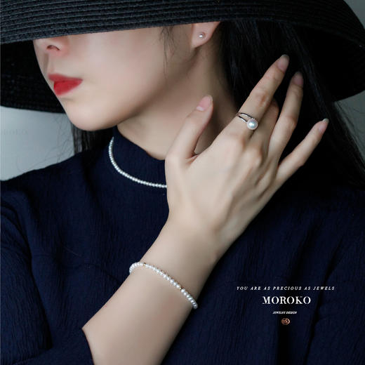 MOROKO×mini淡水珍珠丨净月「手链」/ Luna 商品图2