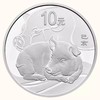 【新品预订】2019年猪年生肖圆形本色30克银币（部分订金） 商品缩略图0