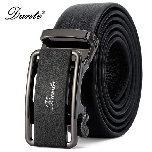 【服饰鞋包】丹迪皮带男士皮带 自动扣商务腰带 男式头层牛皮软皮带 商品图0