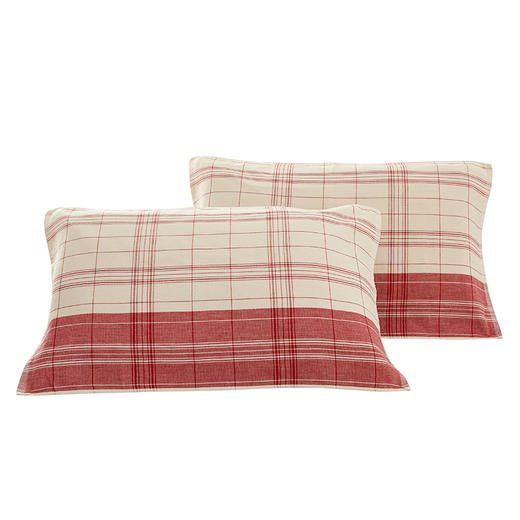 北欧Living系列枕巾四季通用柔软舒适全棉枕头巾 50*80cm 无印良品 商品图1