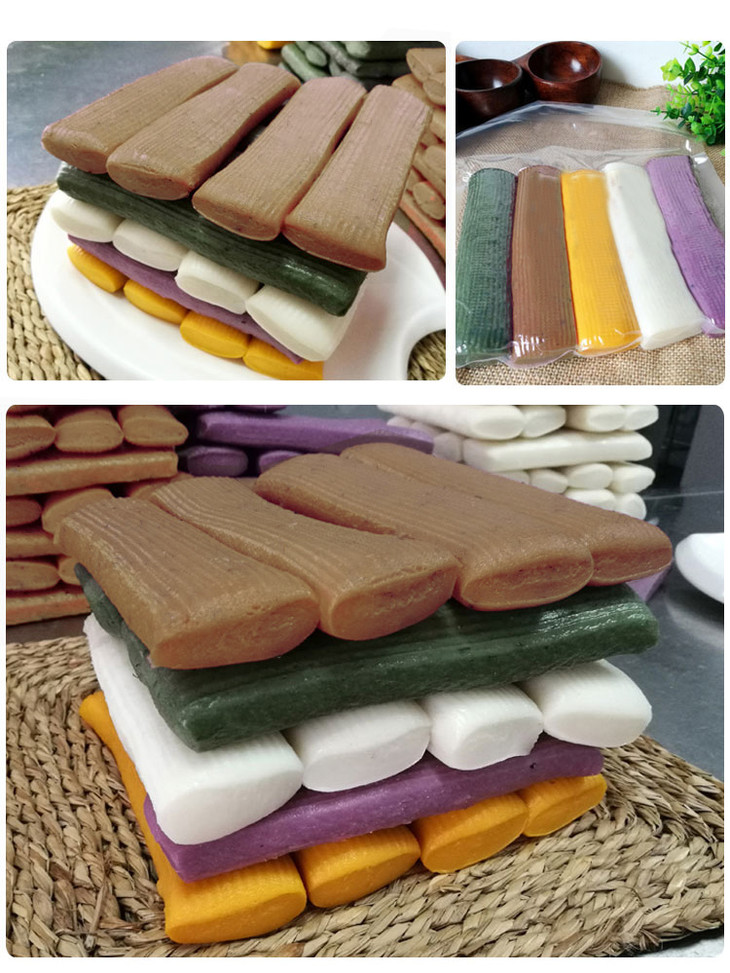 诸暨五彩年糕5斤装真空包装可存放2个月