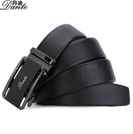 【服饰鞋包】丹迪皮带男士皮带 自动扣商务腰带 男式头层牛皮软皮带 商品图2