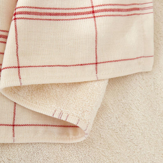 北欧Living系列枕巾四季通用柔软舒适全棉枕头巾 50*80cm 无印良品 商品图3