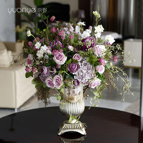 原野欧式古典风格高档树脂花瓶花器客厅酒店装饰摆件古典欧式花瓶