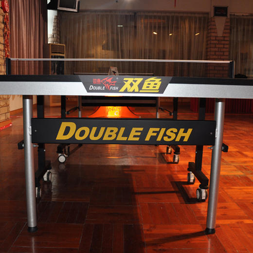 双鱼DOUBLEFISH 233单折移动式蓝台面乒乓球台球桌 商品图5