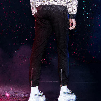 Supield黑科技珠光蝶运动卫裤男青年夜跑服休闲裤潮裤子 商品图2