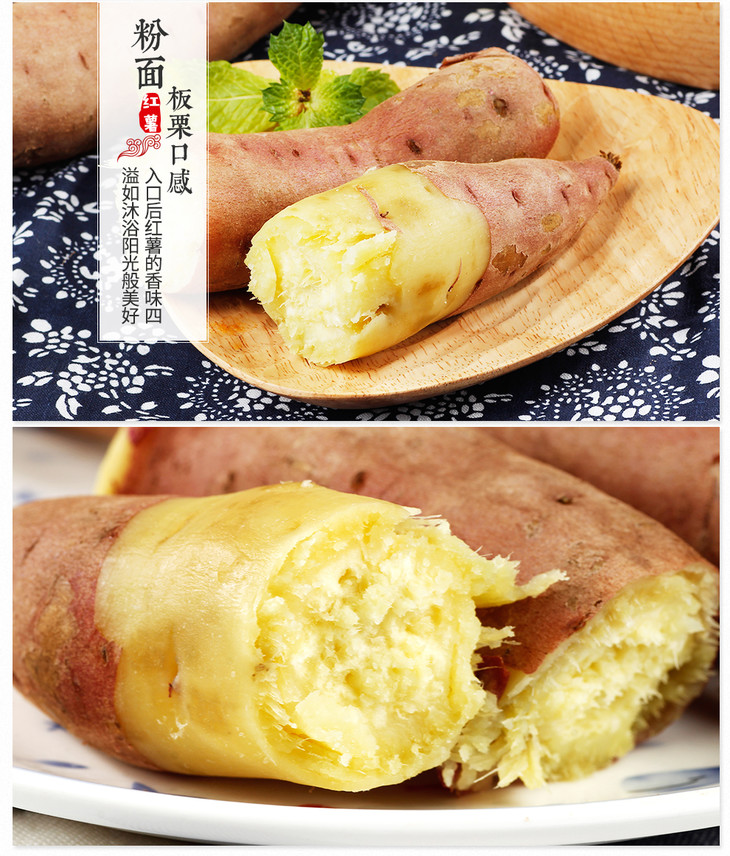 新鲜现挖【陕西临潼 黄金板栗薯 粉糯香甜 宝宝健康辅食 】