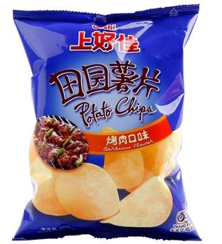 上好佳烤肉味薯片50g袋