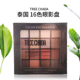 【哑光+珠光】泰国 treechada 少女系16色眼影盘  百搭不晕染
