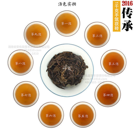 【晋丰厚】2016年传承茯砖茶1kg 商品图3
