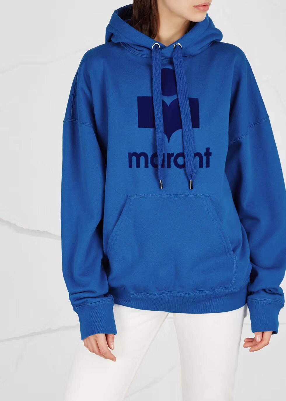 isabelmarantetoile18年秋冬logo植绒字母加厚套头卫衣四色