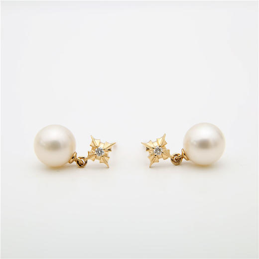 Pearl moments18K金 闪耀的星珍珠项链耳环套装undefined 商品图5