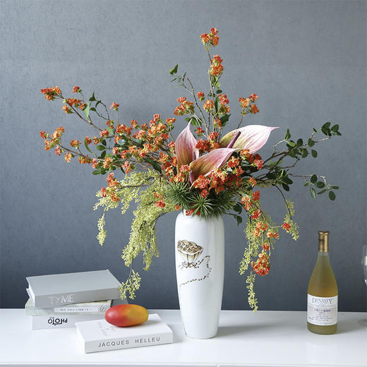 原野简约花艺仿真花假花套装家居客厅电视柜装饰摆件