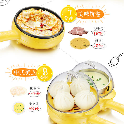 多功能电煎蒸锅   蒸蛋煎蛋煮蛋迷你电煎锅 商品图3