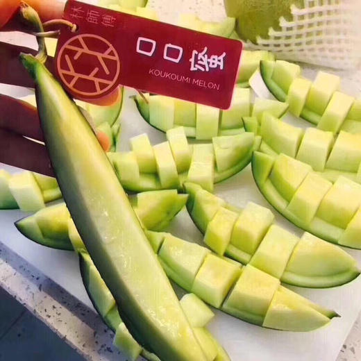 林师傅口口蜜瓜🍈，外形圆润饱满，纹路深，果肉颜色翠绿，一口下去😋，口感软糯绵蜜、香汁满口、甘甜浓郁[色][色] 商品图6