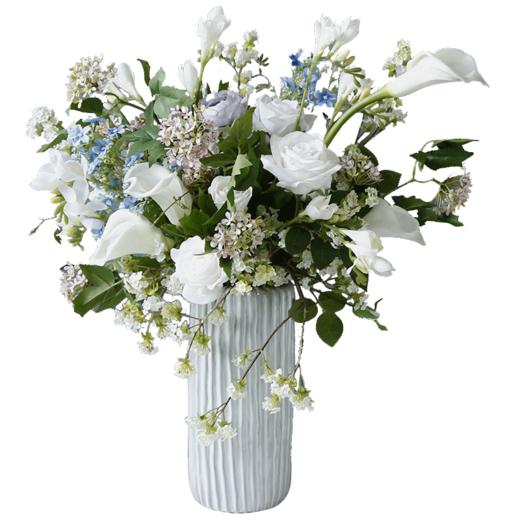 原野 自然风花艺仿真花假花套装 花瓶装饰混搭客厅酒店花艺摆件 香雪兰混搭套装 商品图5