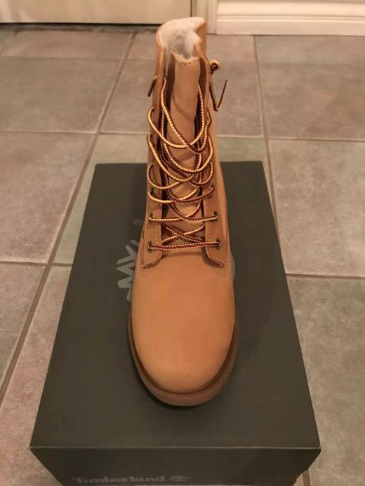 LA现货  Timberland/添柏岚女士“踢不烂” 牛皮经典翻毛防水靴 US7.5（38.5码） 商品图2