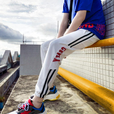 【服饰鞋包】秋季男装休闲裤男青少年韩版长裤男士四季嘻哈运动裤潮流 商品图2