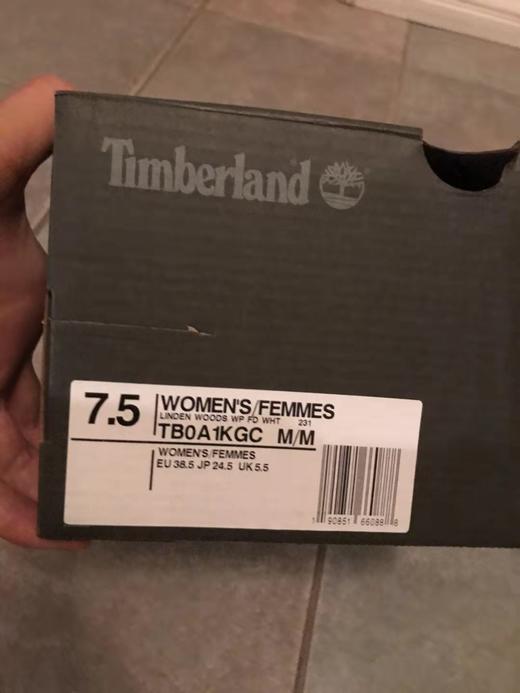 LA现货  Timberland/添柏岚女士“踢不烂” 牛皮经典翻毛防水靴 US7.5（38.5码） 商品图3