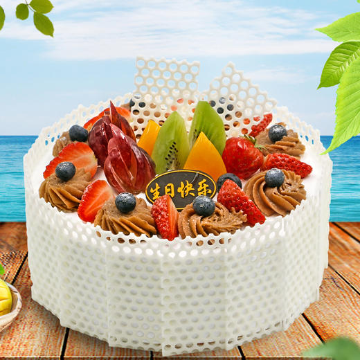 （已下架）莓栗盛宴-法式栗茸生日蛋糕 商品图1