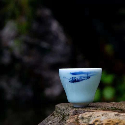 【器】只为成全一杯完美的茶汤 课植窑·水墨青花主人杯（景德镇） 商品图8