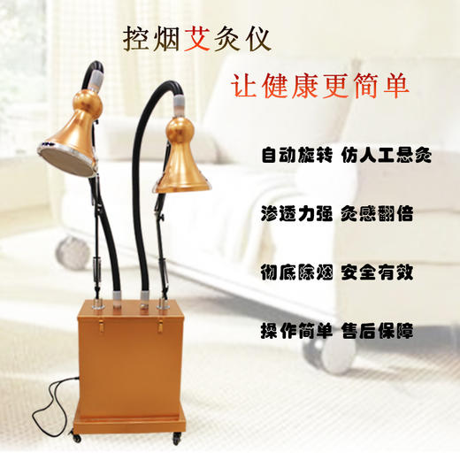 双头艾灸仪 百分百滤烟 不需安装排烟设备   包邮 商品图3