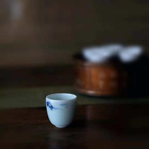 【器】只为成全一杯完美的茶汤 课植窑·水墨青花主人杯（景德镇） 商品图4