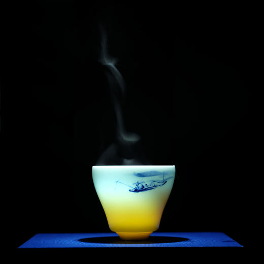【器】只为成全一杯完美的茶汤 课植窑·水墨青花主人杯（景德镇） 商品图1